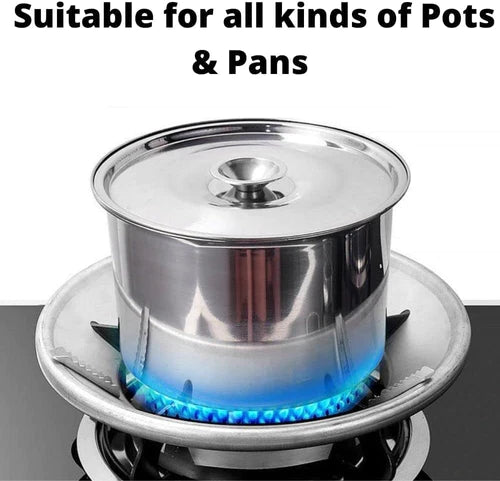 Fire & Windproof Energy Saving Gas Stove Stand (Pack Of 2)