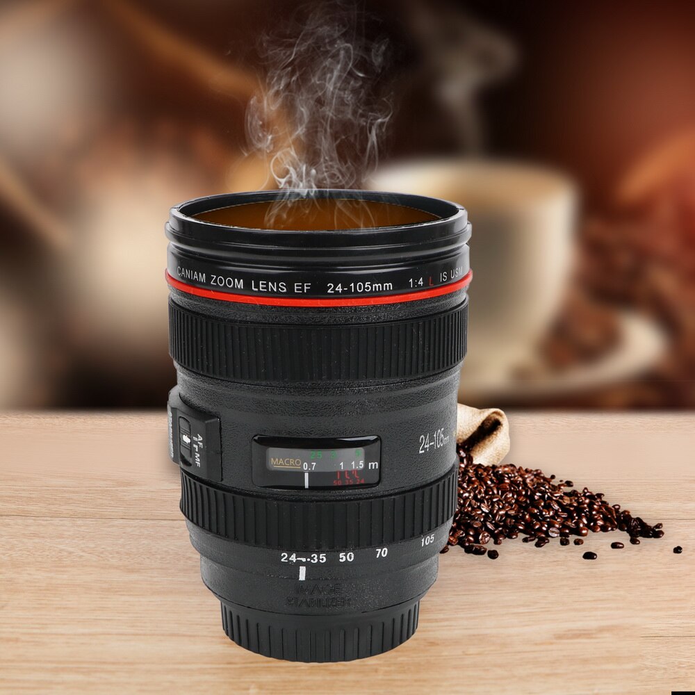 Camera Lens Shaped Coffee Mug
